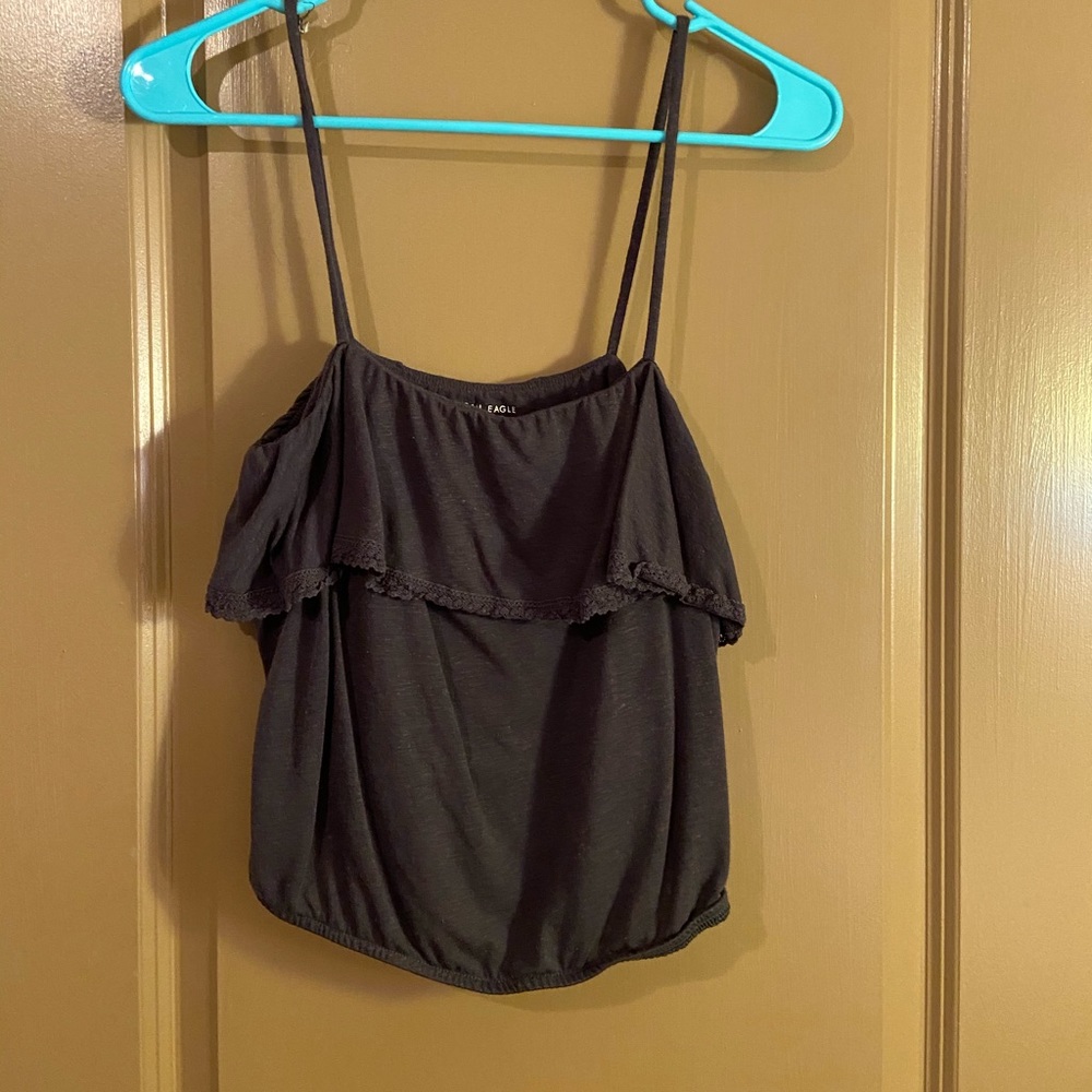 American Eagle Outfitters Gray Tank Top